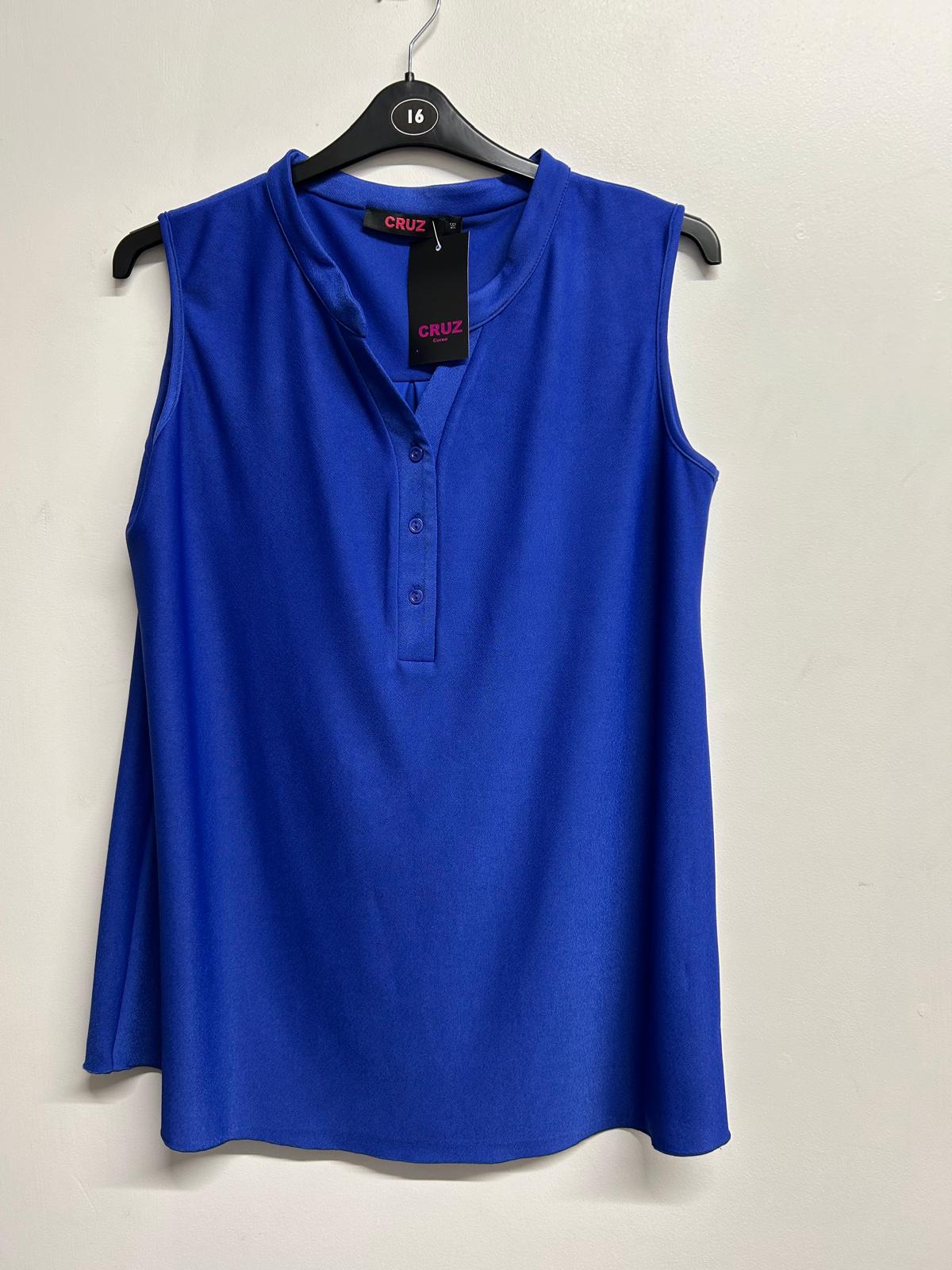Sleeveless Shirt - ROYAL BLUE